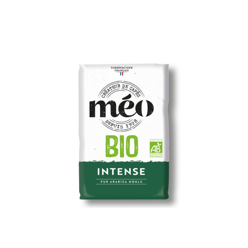 MEO - Intense Café pur Arabica moulu Bio - Paquet de 500 g Sonico.fr