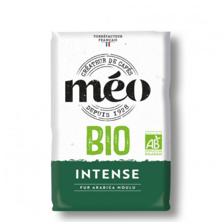 MEO - Intense Café pur Arabica moulu Bio - Paquet de 500 g Sonico.fr
