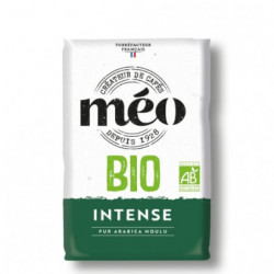 MEO - Intense Café pur Arabica moulu Bio - Paquet de 500 g Sonico.fr