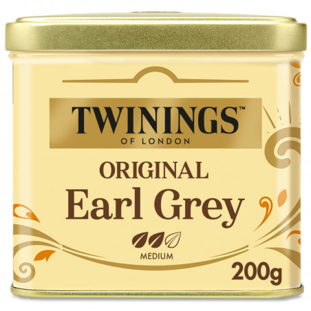 TWININGS - Original Earl Grey Vrac - boite de 200 g Sonico.fr