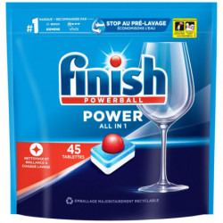 FINISH - Powerball Tout en 1 Max - Tablettes lave-vaisselle - 45 Tablettes Sonico.fr