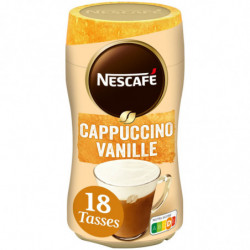 NESCAFE - Cappuccino Vanille Café Soluble - boîte de 310 g  Sonico.fr