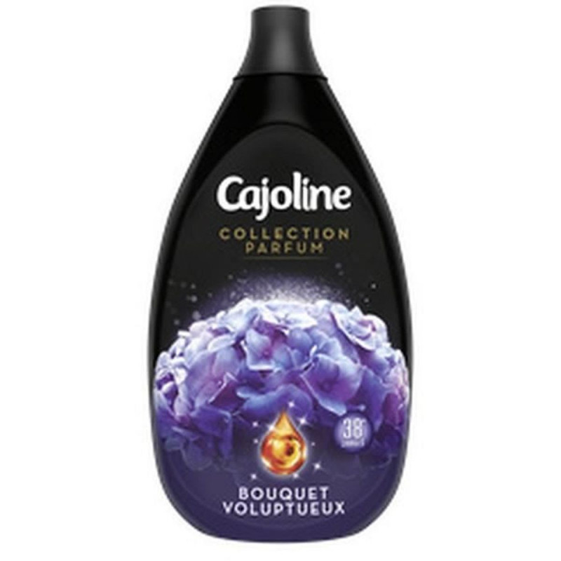 CAJOLINE - Collection Bouquet Voluptueux Parfum Adoucissant linge  38 lavages - flacon de 950 ml  Sonico.fr