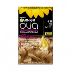 OLIA - Coloration Cheveux Permanente Sans Amoniaque 8.31 Blond Doré Cendré Sonico.fr