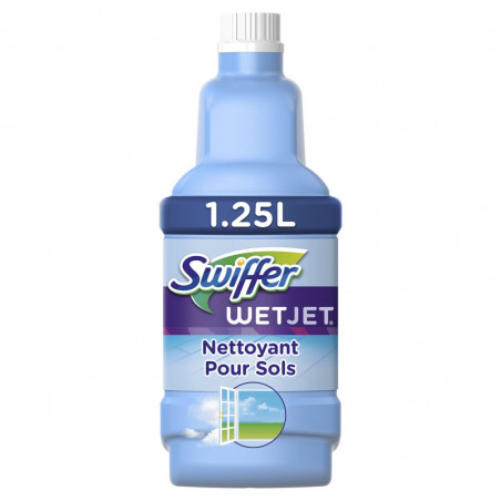 SWIFFER - WetJet Solution Nettoyante Pour Balai Spray - 1,25 L Sonico.fr