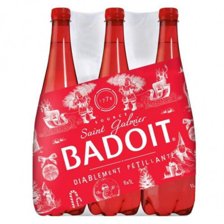 BADOIT - Eau gazeuse - pack de 6 bouteilles de 1 l Sonico.fr