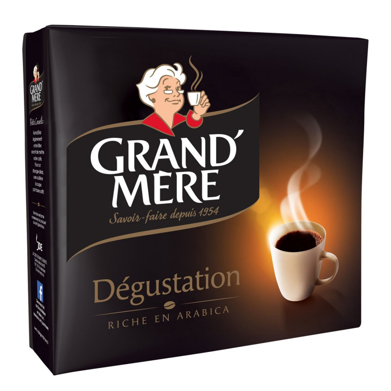 GRAND MERE - Café Dégustation Moulu - paquet de 2x250 g Sonico.fr