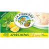 LA TISANIERE - Infusion Après-Repas Citron - boite de 25 sachets - 37,5 g Sonico.fr