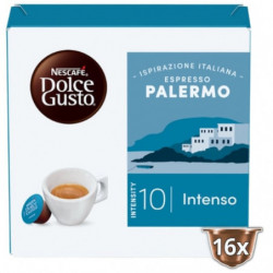 NESCAFE DOLCE GUSTO - Espresso Palermo Café - boite de 16 capsules Sonico.fr