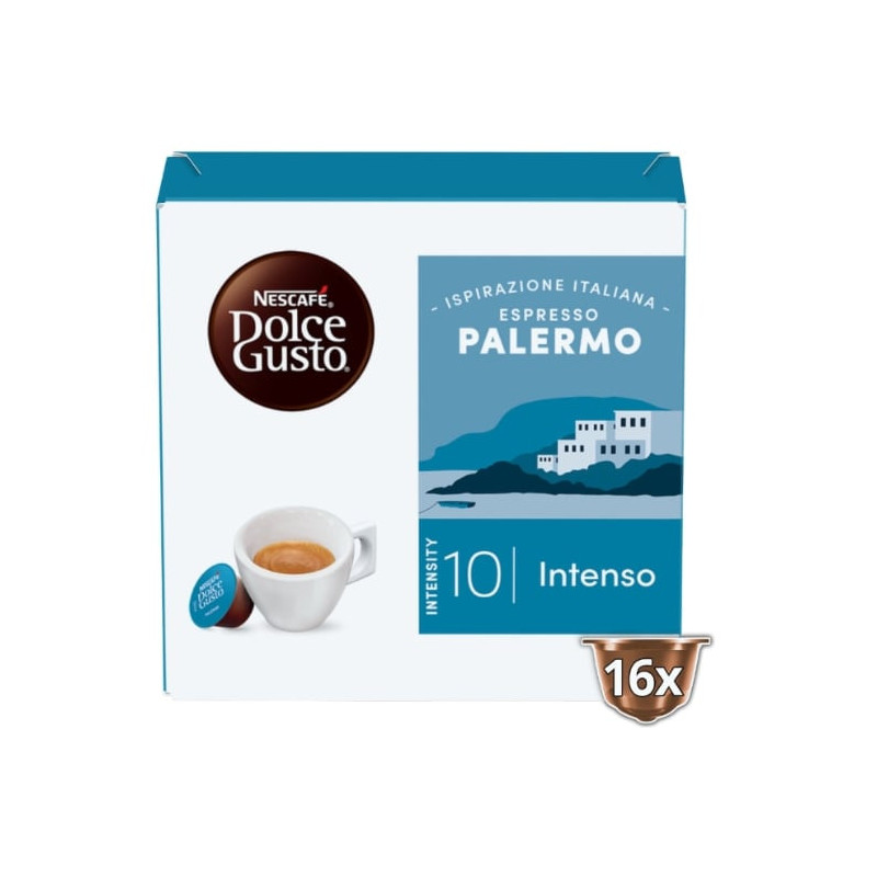 NESCAFE DOLCE GUSTO - Espresso Palermo Café - boite de 16 capsules Sonico.fr