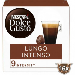 NESCAFE DOLCE GUSTO - Lungo Intenso Intensité 9 - boite de 16 Capsules - 144 g Sonico.fr