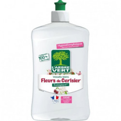 L'ARBRE VERT - Liquide Vaisselle Mains Fleurs de Cerisier - flacon de 500 ml Sonico.fr