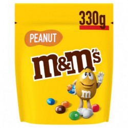 M&M'S - Bonbons chocolat au lait et cacahuètes - paquet de 330 g Sonico.fr
