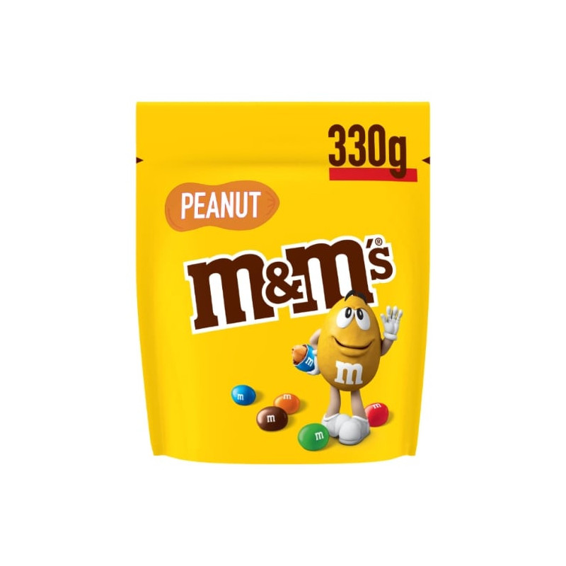 M&M'S - Bonbons chocolat au lait et cacahuètes - paquet de 330 g Sonico.fr