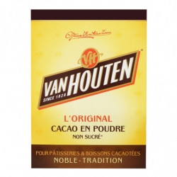 VAN HOUTEN - L'Original Cacao Non Sucré - boite de 255 g Sonico.fr