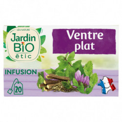 JARDIN BIO ETIC - Infusion Ventre Plat Bio - boîte de 20 sachets Sonico.fr