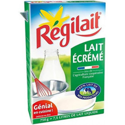 REGILAIT - Lait en poudre Écrémé - boite de 750 g Sonico.fr