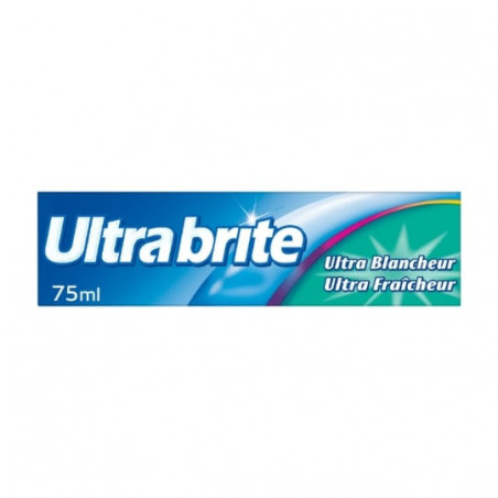 ULTRA BRITE - Dentifrice Ultra Blancheur - tube de 75 ml Sonico.fr