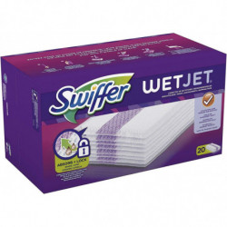 SWIFFER - WetJet Lingettes de nettoyage pour sols - 20 lingettes Sonico.fr