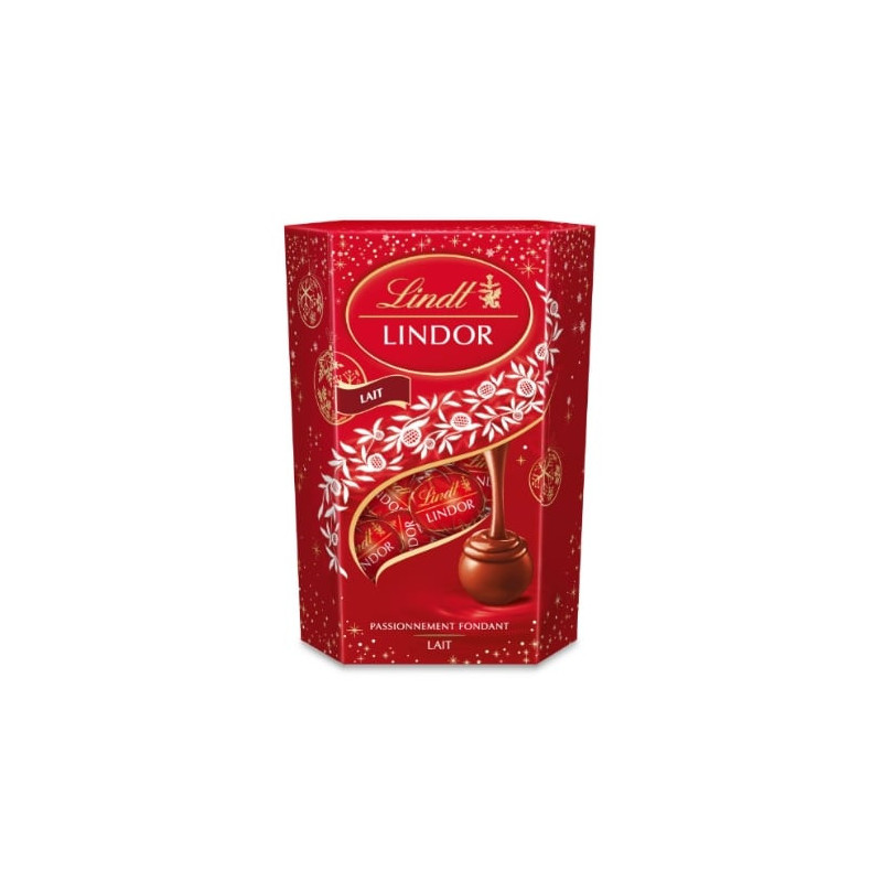 LINDT - Lindor Bouchées de chocolat au lait - 200 g Sonico.fr