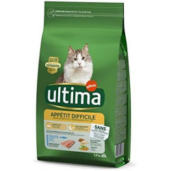 ULTIMA - Croquettes Truite Chat Appétit Difficile - Paquet de 1,5 kg Sonico.fr