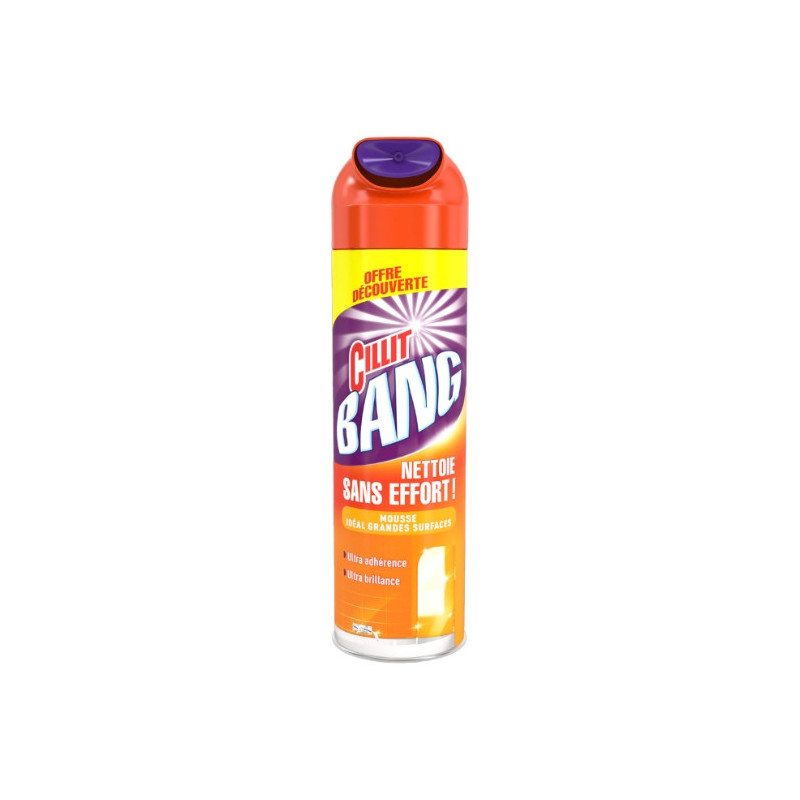 CILLIT BANG - Mousse Active Douche et Surfaces Larges - 600 ml Sonico.fr
