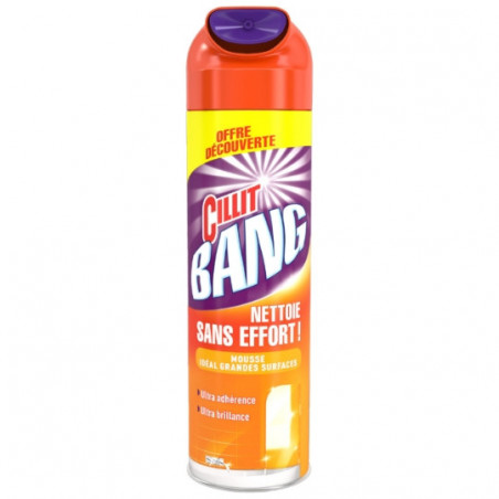 CILLIT BANG - Mousse Active Douche et Surfaces Larges - 600 ml Sonico.fr