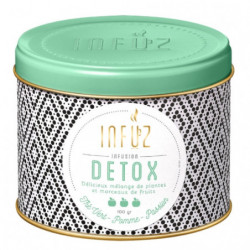INFUZ - Détox Infusion thé vert pomme et passion - boite de 100 g Sonico.fr