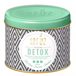 INFUZ - Détox Infusion thé vert pomme et passion - boite de 100 g Sonico.fr