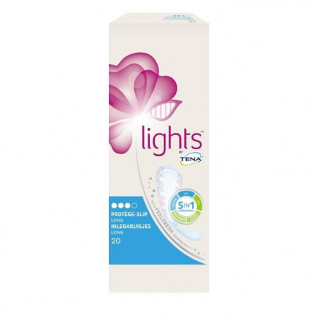 LIGHTS BY TENA - Protège-slips Longs - boite de 20 Protège-slips Sonico.fr