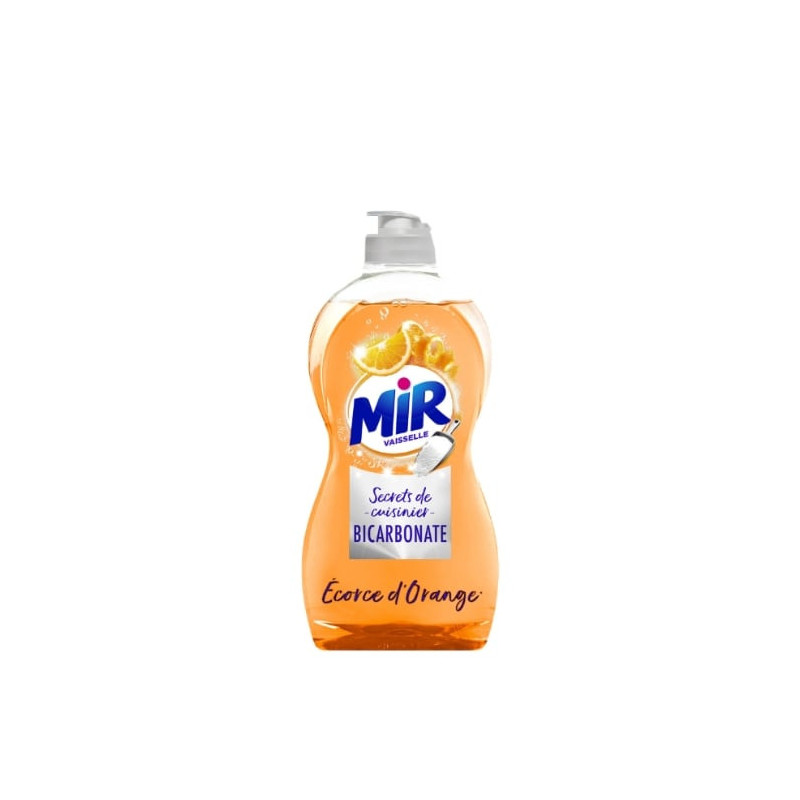 MIR - Vaisselle secrets de Cuisinier Ecorce d'Orange Bicarbonate - flacon de 500 ml Sonico.fr