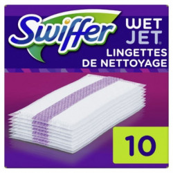 SWIFFER - WetJet Lingettes de nettoyage pour sols - 12 lingettes Sonico.fr