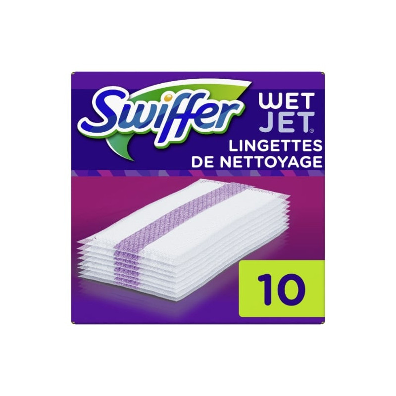 SWIFFER - WetJet Lingettes de nettoyage pour sols - 12 lingettes Sonico.fr