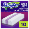 SWIFFER - WetJet Lingettes de nettoyage pour sols - 12 lingettes Sonico.fr