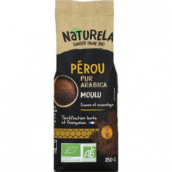 NATURELA - Café Moulu Pur Arabica Pérou Bio - paquet de 250g Sonico.fr