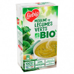 LIEBIG - Soupe bio Mouliné de légumes verts - brique de 1 L Sonico.fr