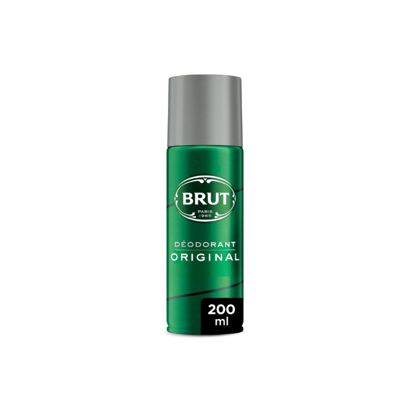 BRUT - Original Déodorant spray Longue durée Anti-traces - 200 ml Sonico.fr