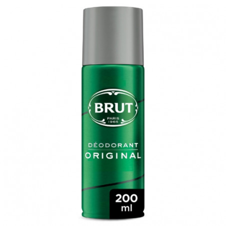 BRUT - Original Déodorant spray Longue durée Anti-traces - 200 ml Sonico.fr