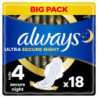 ALWAYS - Ultra Secure Night Taille 4 - Paquet de 18 serviettes hygiéniques Sonico.fr