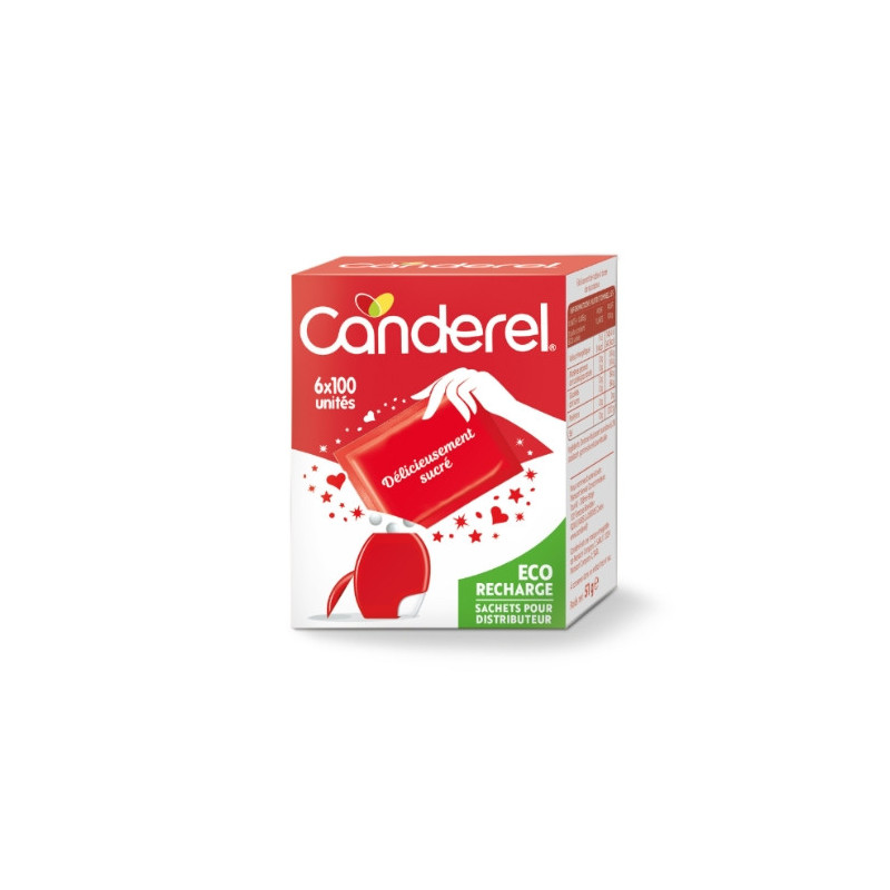 CANDEREL - Edulcorant - Recharge De 600 Comprimés  Sonico.fr