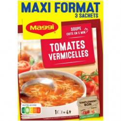 MAGGI - Soupe De Tomate Vermicelles - paquet de 3 sachets de 70 g Sonico.fr