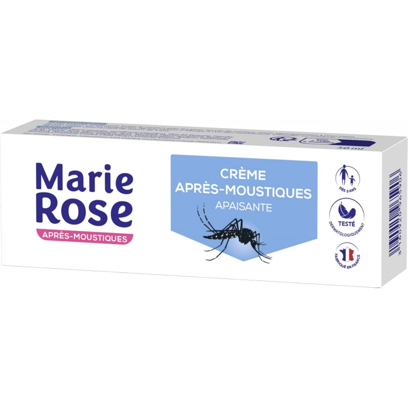 MARIE ROSE - Crème après moustiques apaisante effet instantané - tube de 50 ml Sonico.fr