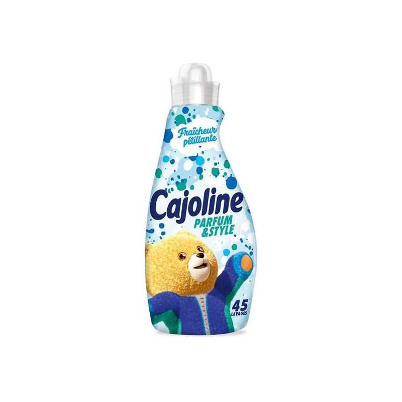 CAJOLINE - Assouplissant fraîcheur pétillante 45 Lavages - 1,125 L  Sonico.fr