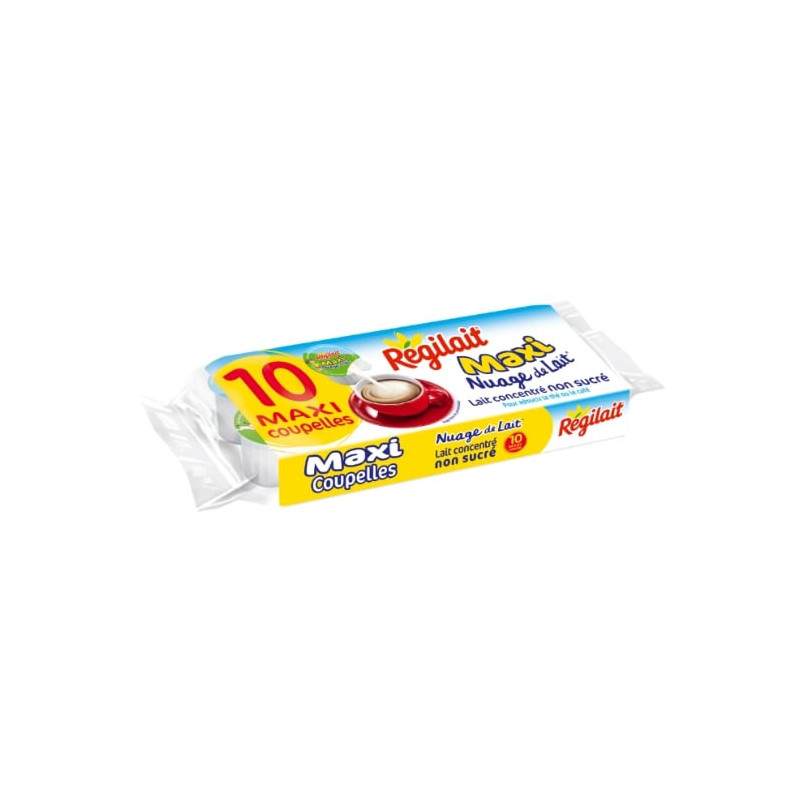 REGILAIT - Nuage De Lait Entier 10 Maxi Coupelles - blister de 140 g Sonico.fr