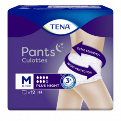 TENA - Pants Plus Night Taille M Sous-vêtements absorbants - paquet de 12 culottes Sonico.fr
