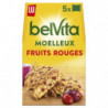 LU - Belvita Gateau Moelleux Fruits Rouges - boîte de 5 sachets - 250 g  Sonico.fr