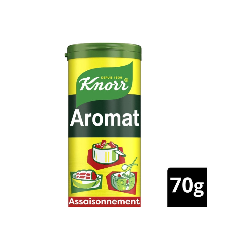 KNORR - Epices Aromat - Bouillons - boite de 70 g Sonico.fr